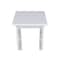 International Concepts Rectangle 30 in X-Sided Plant Stand Snow, 12 W, 12 L, 30 in H, Wood, White OT08-3070X - alternate 3